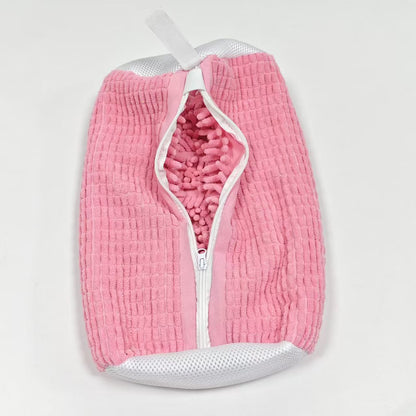 Shoe Washing Bag New Thickened Reusable Washing Machine Special Shoe Washing Bag Chenille Mesh Cleaning Bag