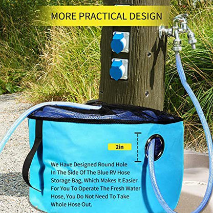 Cross-Border Rv Outdoor Hose Bag, Outdoor Travel Waterproof Hose Storage Bag, Dustproof Storage Bag for Wires and Miscellaneous Items