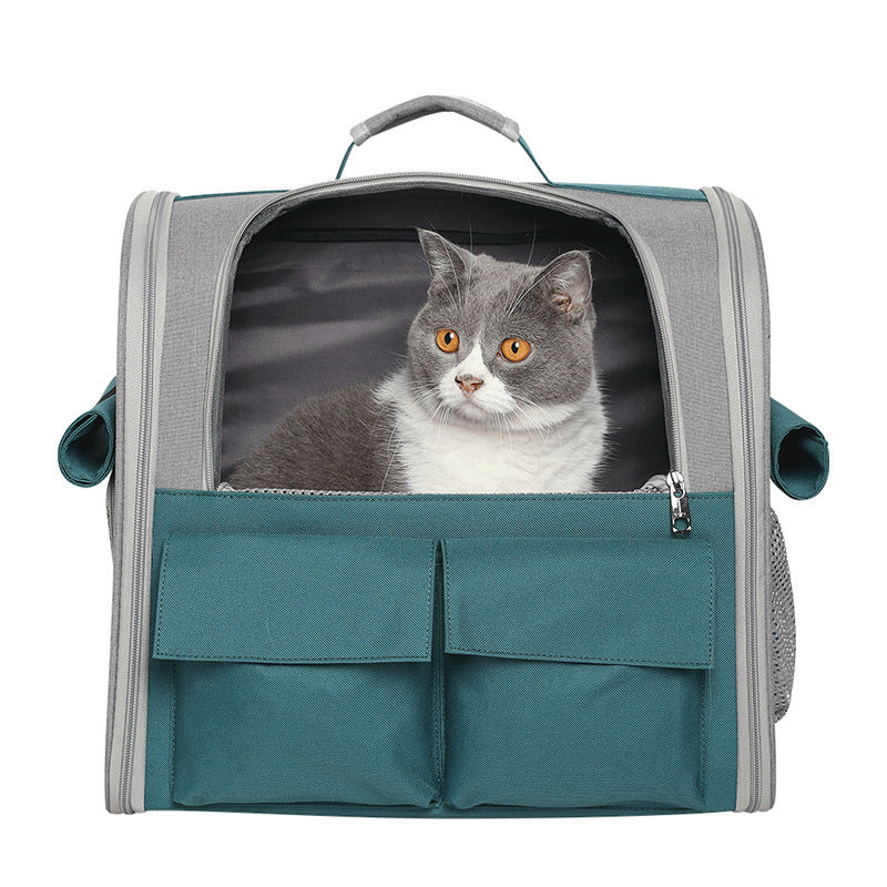 New Cat Bag, Portable Pet Bag for Outings, Breathable Backpack Dog Bag, Amazon Pet Backpack Supplies, Breathable and Lightweight