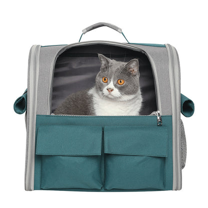 New Cat Bag, Portable Pet Bag for Outings, Breathable Backpack Dog Bag, Amazon Pet Backpack Supplies, Breathable and Lightweight