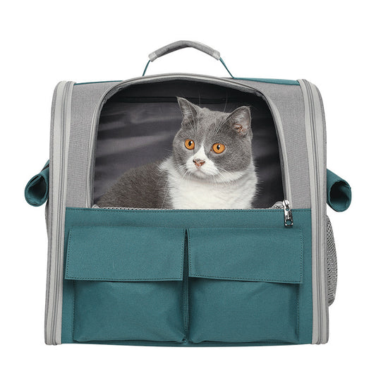 New Cat Bag, Portable Pet Bag for Outings, Breathable Backpack Dog Bag, Amazon Pet Backpack Supplies, Breathable and Lightweight