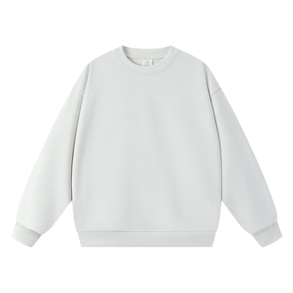 New Style Couple's Loose-Fitting Round-Neck Hooded Sweatshirt, Long-Sleeved Sweatshirt, Heavyweight Pure Cotton 400g Hoodie with Printed Logo