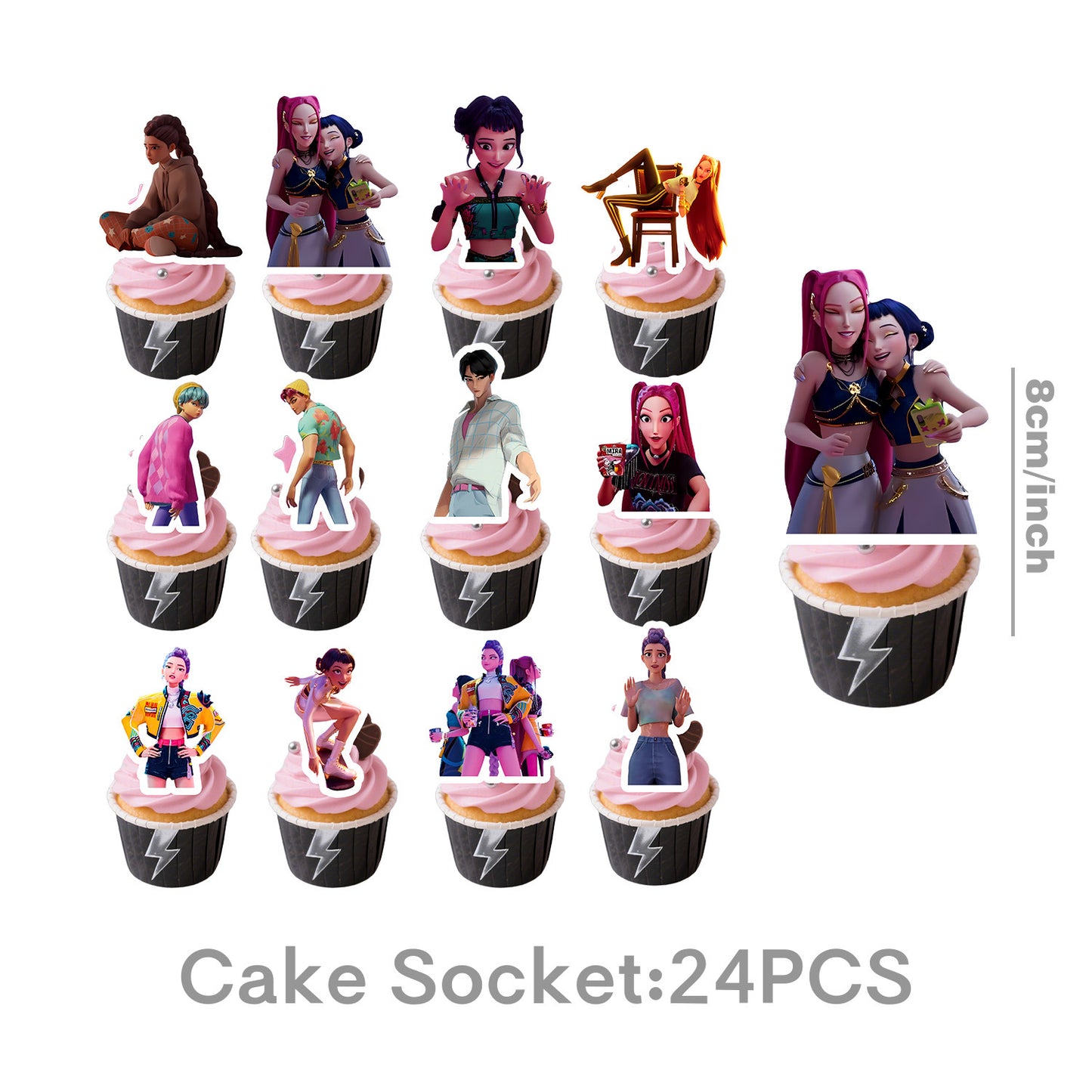 Amazon's New Pop Hunter Witch Group Theme Birthday Party Supplies Set Paper Plate Tissue Tablecloth Decoration