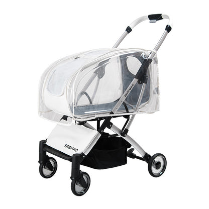 Dodopet Universal Pet Stroller Rain Cover Stroller Raincoat Dog Stroller Rain Cover Warm and Weatherproof