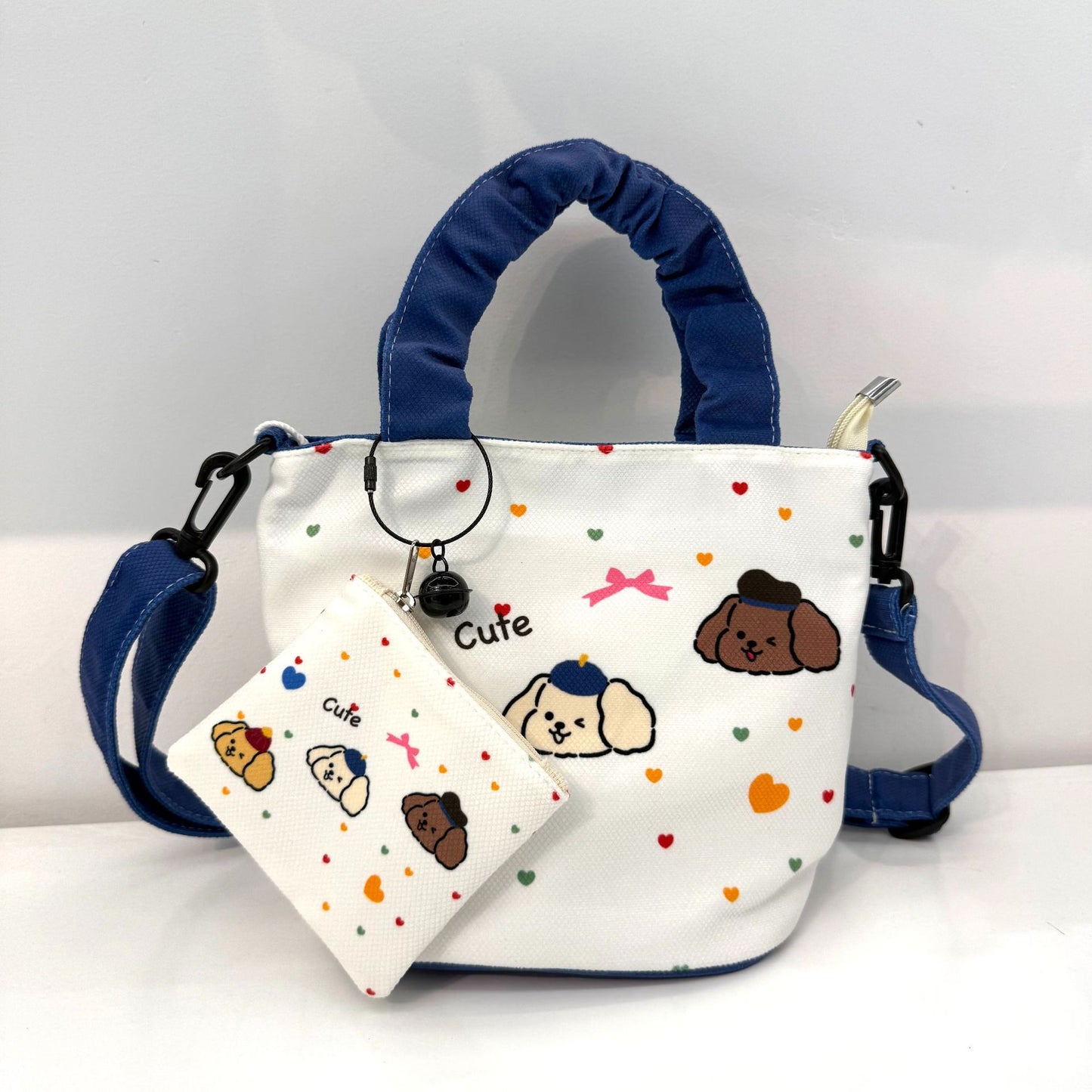 New Girls Handbag Storage Bag Cute Lunch Box Bag Handbag Mother Bag Korean Cartoon Bag Hand Bag