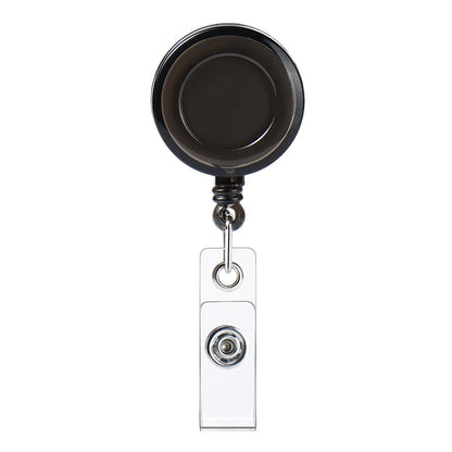 Transparent Easy Pull Buckle Doctor Nurse Breast Card Certificate Card Case Anti-loss Clip Buckle Meal Card Work Card Transparent Color Retractable Buckle