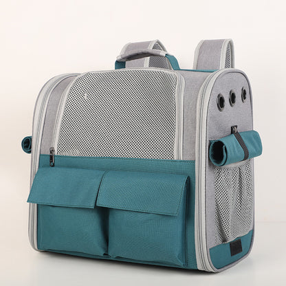 New Cat Bag, Portable Pet Bag for Outings, Breathable Backpack Dog Bag, Amazon Pet Backpack Supplies, Breathable and Lightweight