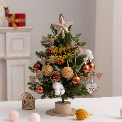 Christmas tree pe mini Christmas tree 45cm desktop Christmas tree set decoration christmas tree
