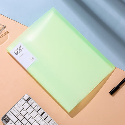 Transparent Multi-Layer Loose-Leaf A4 Folder Pp Student Certificate and Test Paper Storage Book File Folder for Pregnancy Check-Up and Music Score Storage