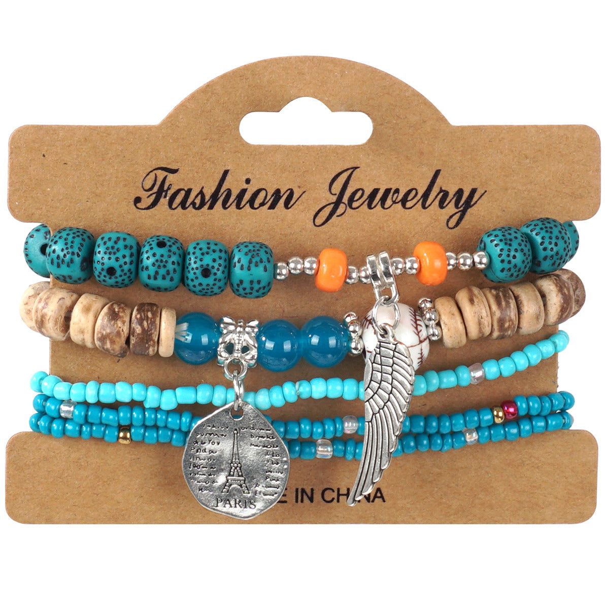 European and American Cross-Border Hot-Selling New Bohemian Bracelets Creative Tassel Multi-Layer Beaded Bracelets Fashion Jewelry