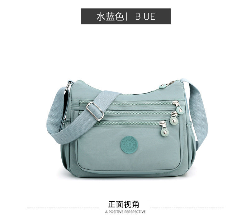 Nylon Cloth Multi-Layer Shoulder Bag Lightweight Simple Casual Crossbody Bag 2025 New Large Capacity Mother's Money Bag
