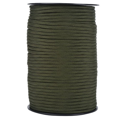 7-core 4mm umbrella rope polypropylene fiber multi-function mountaineering paratrooper traction rope life-saving equipment fixed safety umbrella rope