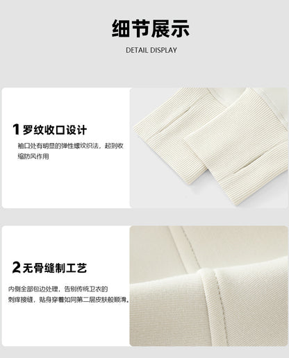 Couple Style Air Layer Hooded Top for Women, Lightweight, Breathable, High-End, Slim, Casual, Loose Sweatshirt, New Trendy Brand