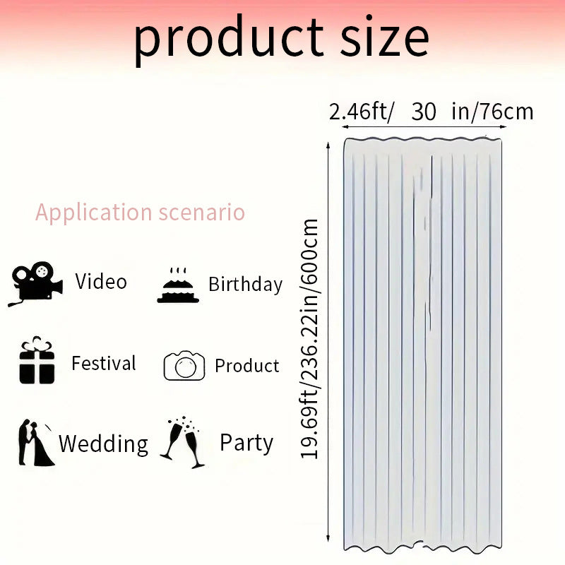 Wedding gauze curtain white gauze cross-border outdoor gauze curtain scene background decoration party wedding gauze wedding arch