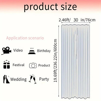 Wedding gauze curtain white gauze cross-border outdoor gauze curtain scene background decoration party wedding gauze wedding arch