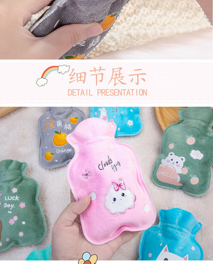 Hot Water Bag Water Filling Cute Mini Large Hand Warmer Hot Compress Warm Water Bag for Belly small size Water Filling for Students