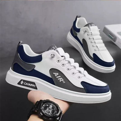 Hollow-Out Leather Shoes for Men, Summer Breathable Soft Leather Low-Top Business Casual Versatile Slip-On Perforated Dad Shoes