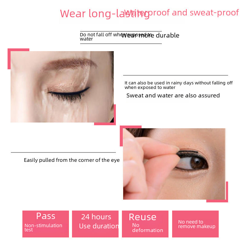 Magic Beauty Glue-free Self-adhesive False Eyelashes Studio Supernatural Simulation False Eyelashes Quick Sticker Double Glue Eyelashes