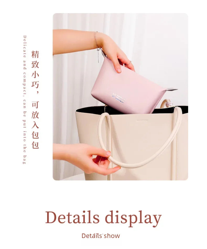 Beilian Fashion Cosmetic Bag Ins Style Pu Cosmetic Cosmetics Bag Travel Waterproof Satchel Toiletry Bag Wholesale Satchel