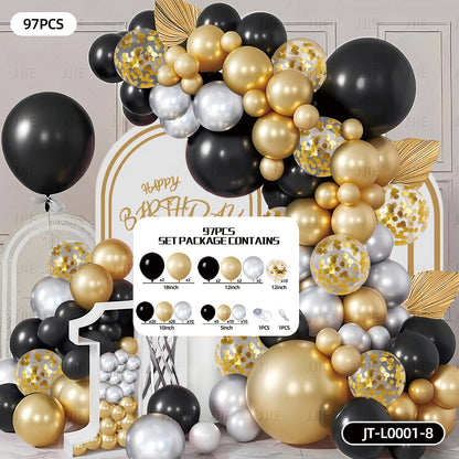 Balloon Chain Arch Set Scene Layout High-End Atmosphere Opening Birthday Party Decorations Anniversary Package