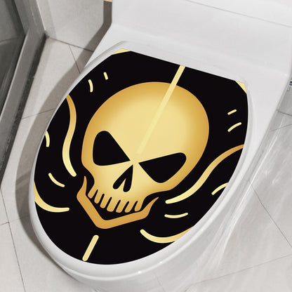 MT-WS1-6 foreign trade Halloween decorative toilet stickers personalized toilet bathroom toilet stickers wholesale