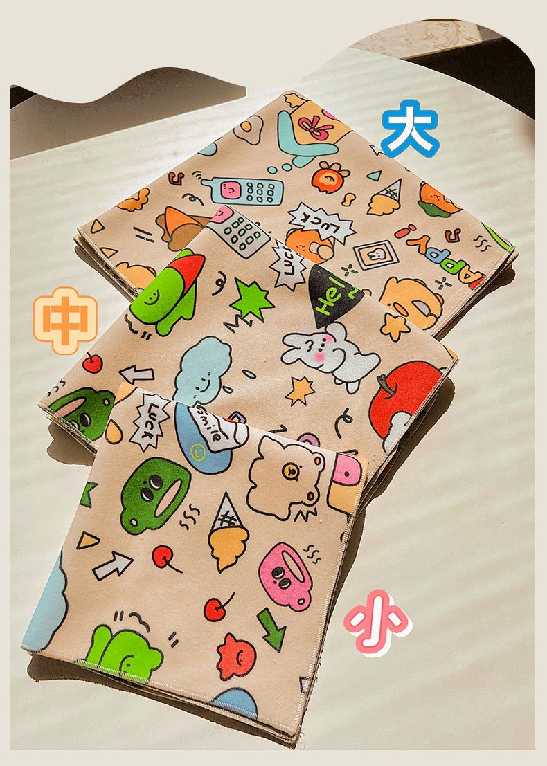 P person makeup bag hundred patch cloth camera liner wrapping machine magic cloth photography lens storage folding cloth self-adhesive cloth