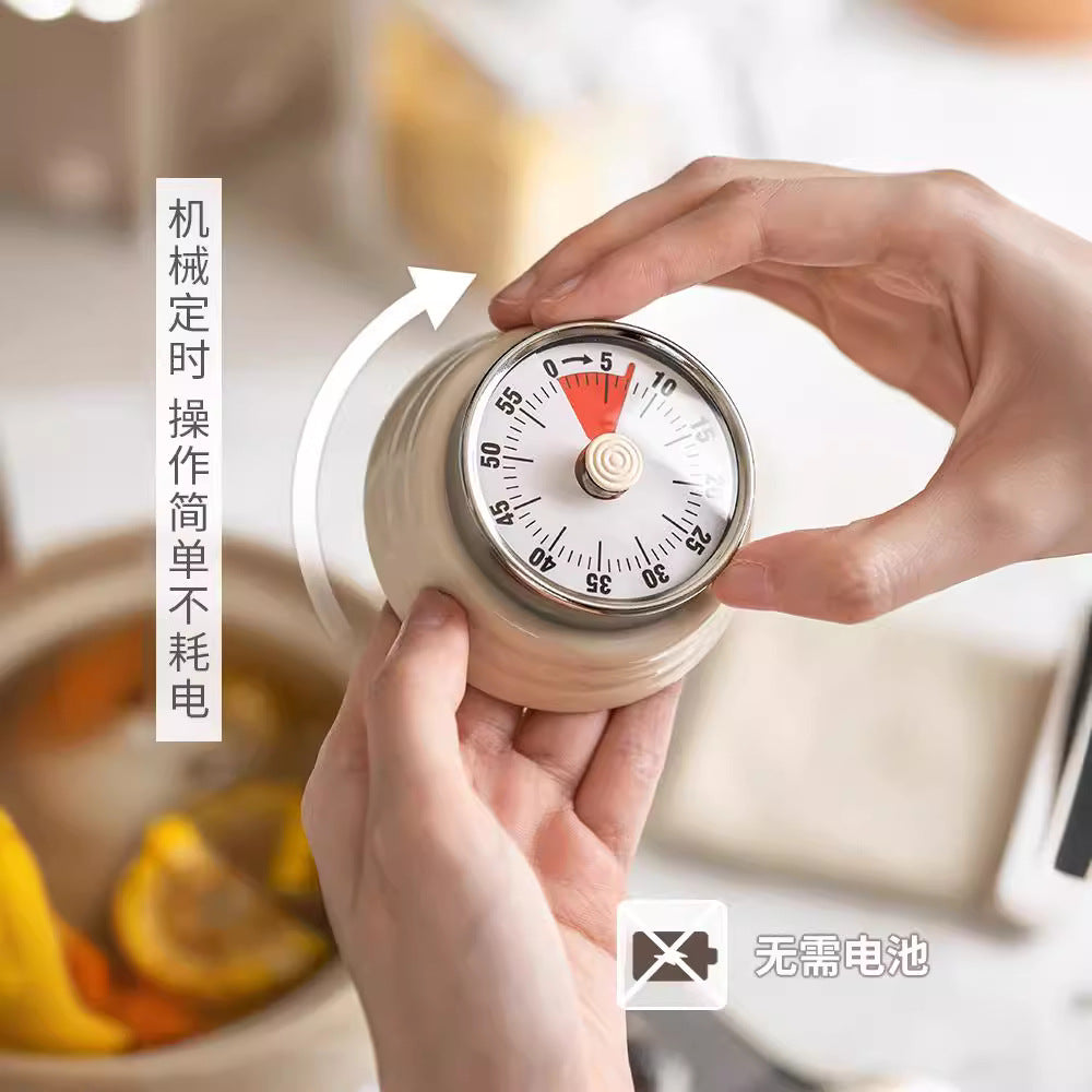 Export mechanical timer kitchen cooking timing reminder visual time management alarm clock countdown magnetic attraction