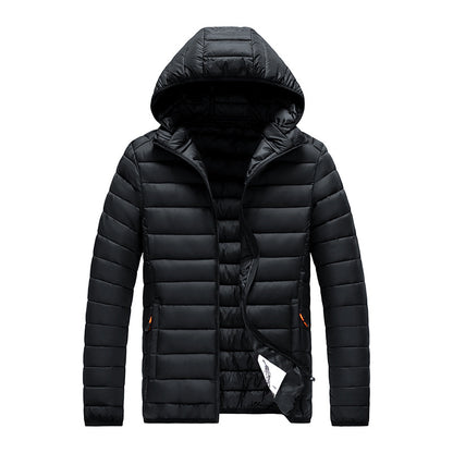 Cross-Border Exclusive Supply for Amazon: Men's 2026 Winter Jacket, Slim Fit, Lightweight Cotton Coat, Thin Multi-Color Quilted Cotton Clothing