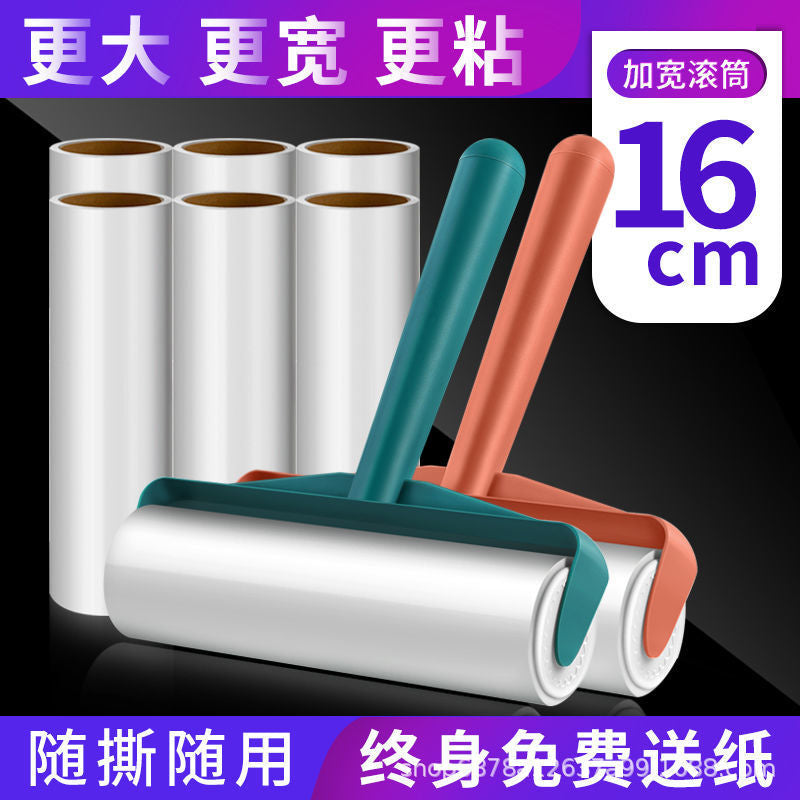 Hair Sticker Tearable Roller Clothes Hair Removal Artifact Pet Hair Removal Roller Brush Hair Sticky Roll Paper Clothes Dust Sticky Paper
