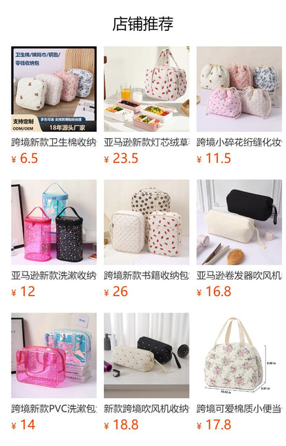 Popular Pet Storage Box, Large-Capacity Travel Storage Bag, Multi-Purpose Three-Piece Set, Toiletry Bag, Cosmetics Storage Bag