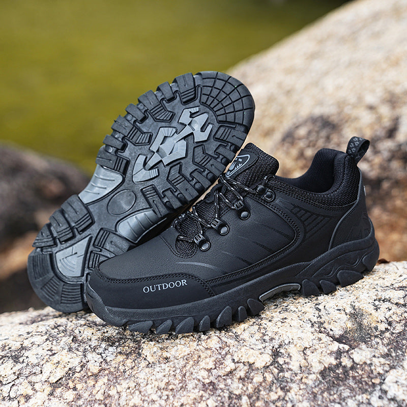 Cross-Border Recommendation for Autumn and Winter Men's Low-Top Outdoor Mountaineering and Hiking Sports Shoes, Men's Non-Slip and Wear-Resistant Work Boots