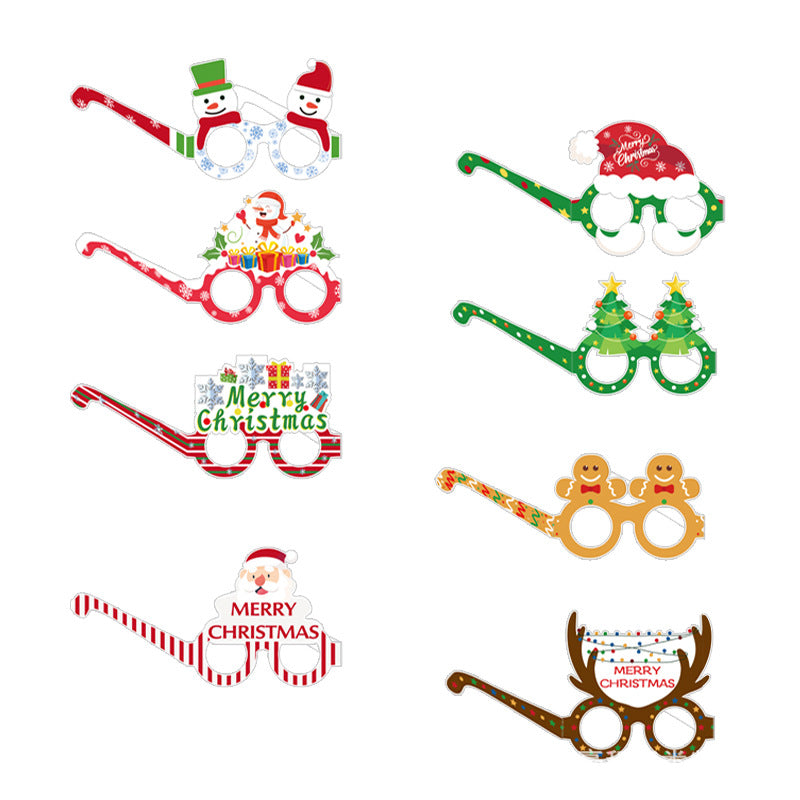Amazon New Product Party Supplies Christmas Flag Set Christmas Garland Banner Venue Decoration