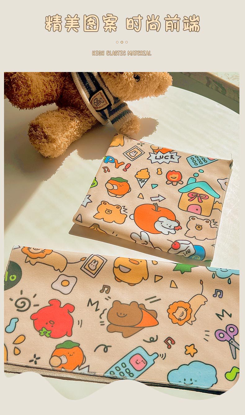 P person makeup bag hundred patch cloth camera liner wrapping machine magic cloth photography lens storage folding cloth self-adhesive cloth
