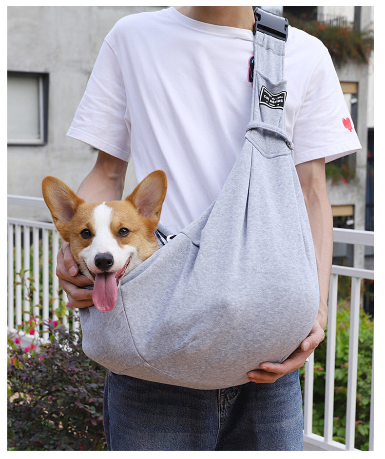 New Amazon Folding Dog Backpack Breathable Pet Outgoing Bag Pet Bag Shoulder Crossbody Cat Bag Wholesale