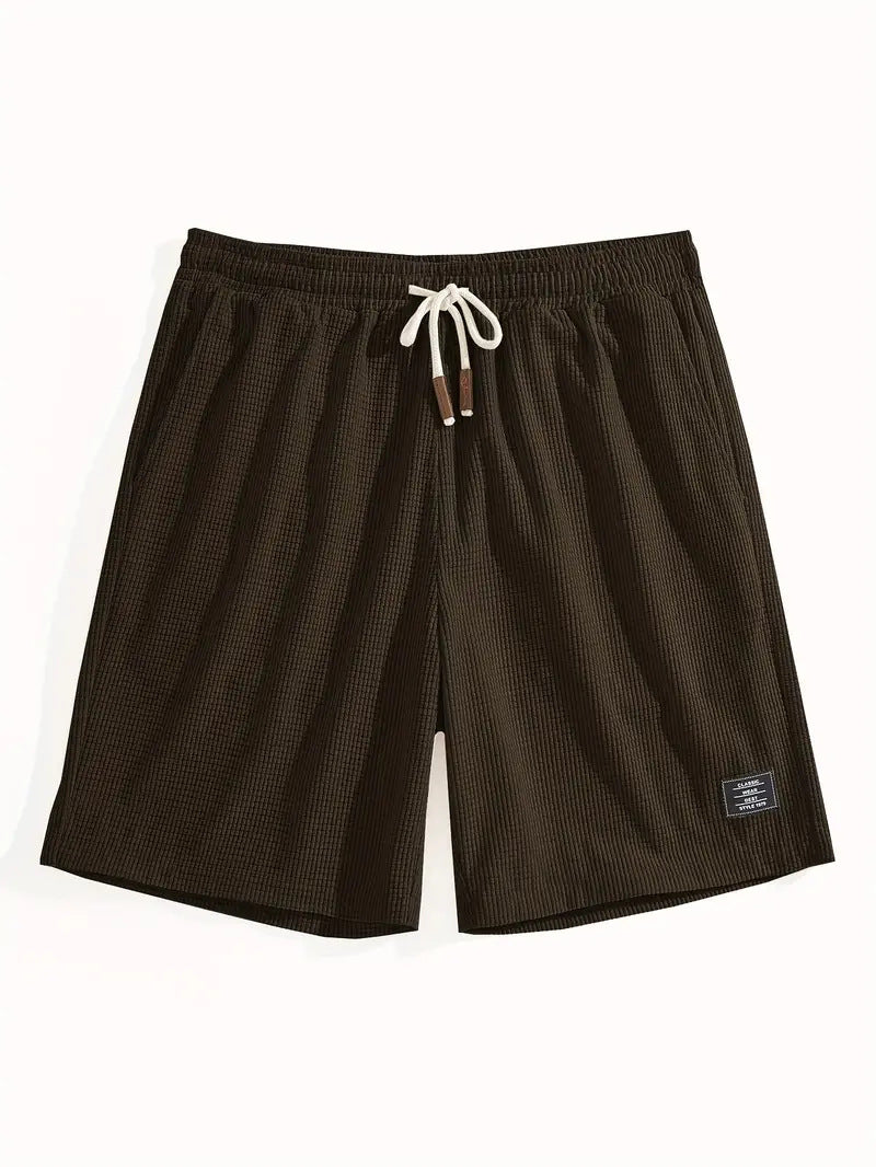 Cross-Border European and American Men's Casual Sports Shorts Summer Versatile Men's Large Size Loose Five-Point Pants Pineapple Plaid Shorts for Men