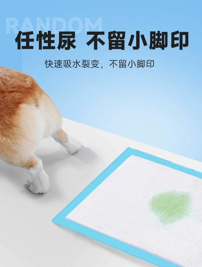 Cross-border pet urine pads for dogs, thickened, deodorizing, absorbent, urine-proof pads for puppies, cat toilet training disposable pads