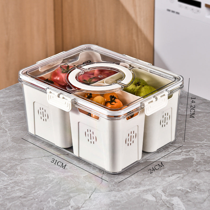 Seasoning Fresh-keeping Plastic Kitchen Sealed Box Spice Storage Box Food Grade Format Transparent Cereal Seasoning