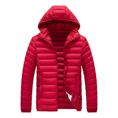 Cross-Border Exclusive Supply for Amazon: Men's 2026 Winter Jacket, Slim Fit, Lightweight Cotton Coat, Thin Multi-Color Quilted Cotton Clothing