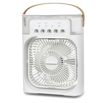 Five-Hole Spray Fan Household USB Multifunctional Office Desktop Atomizing Humidifier Air Cooler