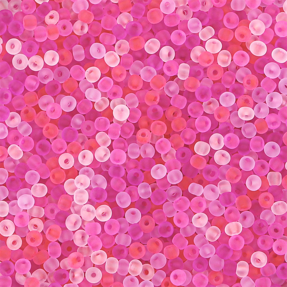 High quality domestic transparent frosted rice beads loose beads handmade DIY bracelet necklace accessories material factory direct sales