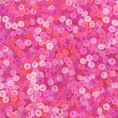 High quality domestic transparent frosted rice beads loose beads handmade DIY bracelet necklace accessories material factory direct sales