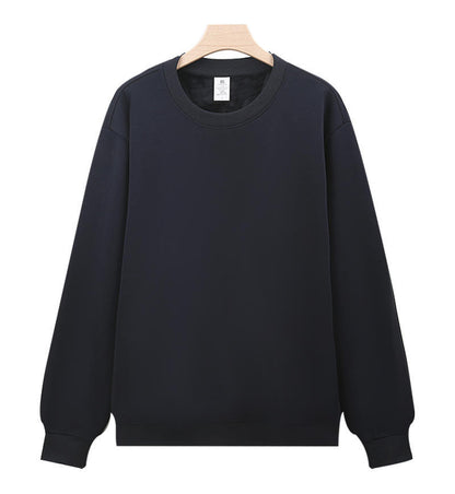 Cross-Border Heavy Sweatshirt with Logo Printed on It, Group Annual Meeting Cultural Shirt, Advertising Shirt Design, Velvet Round Neck Sweatshirt, Work Clothes