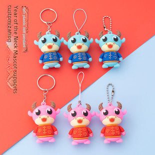DIY handmade pendant material 4CM cm Christmas colorful cartoon pet bell large gift activity accessories