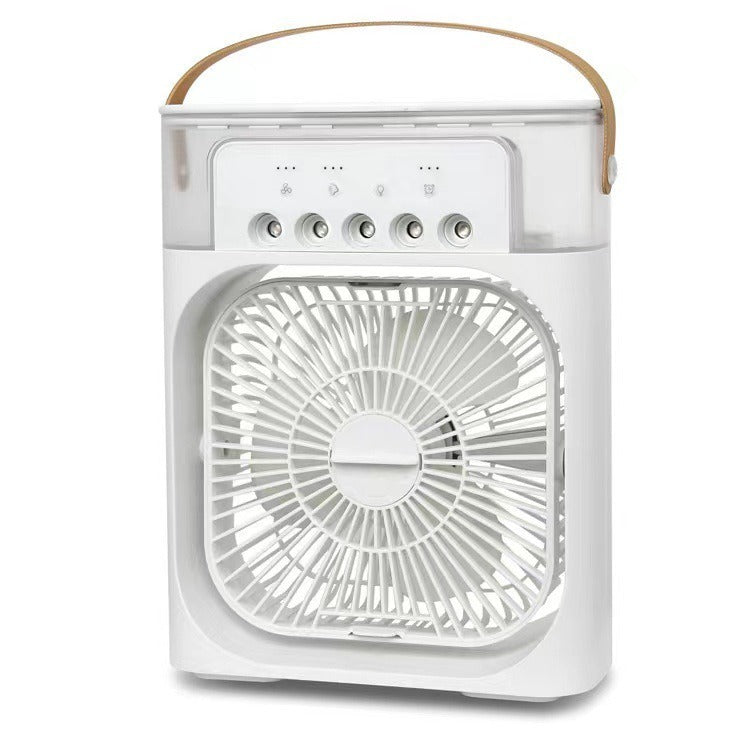 Five-Hole Spray Fan Household USB Multifunctional Office Desktop Atomizing Humidifier Air Cooler
