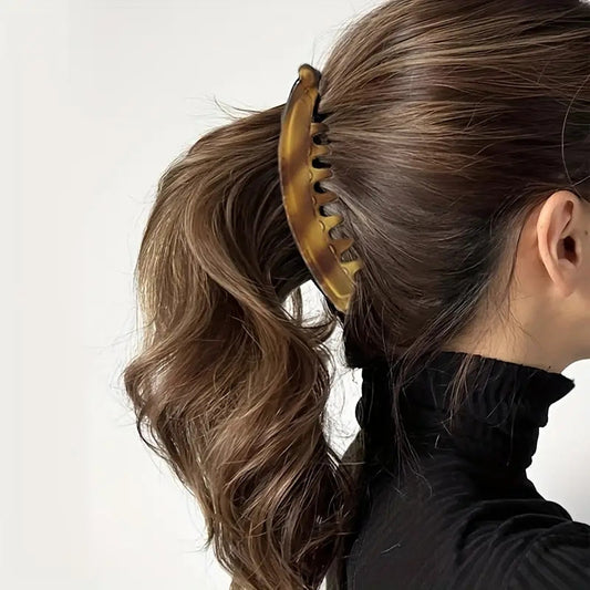 13cm Large Banana Clip Simple Vertical Hair Clip Elegant Hair Clip Ponytail Clip Back of the Head Grabber Wholesale