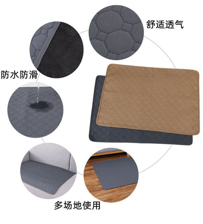 Pet Diaper Pad Washable and Reusable Dog Diaper Pad Instant Absorbent and Sliding Pet Diaper Pad Cat Training Diaper Pad