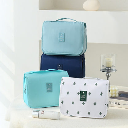 Light luxury ins style waterproof portable cosmetic bag simple clothing Travel large capacity toiletries storage bag wholesale