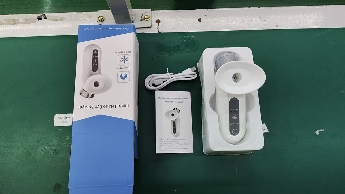 New Cross-border Eye Moisturizing Instrument Eye Nano Spray Atomizer Hot Compress Eye Beauty Instrument Eye Protection Spray Instrument Eye Wash Instrument