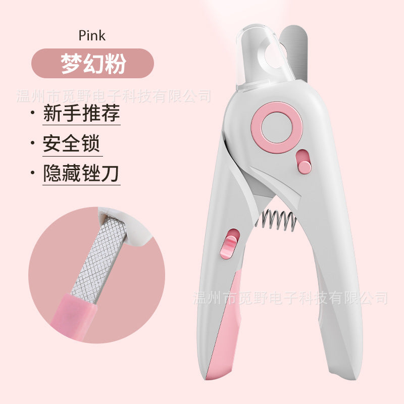 Cross-Border Two-In-One Pet Nail Clippers, Cat Claw Nail Trimmers, Nail Files, Nail Grinders, Pet Supplies