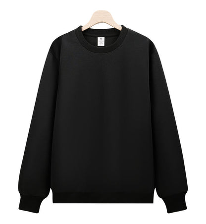 Cross-Border Heavy Sweatshirt with Logo Printed on It, Group Annual Meeting Cultural Shirt, Advertising Shirt Design, Velvet Round Neck Sweatshirt, Work Clothes